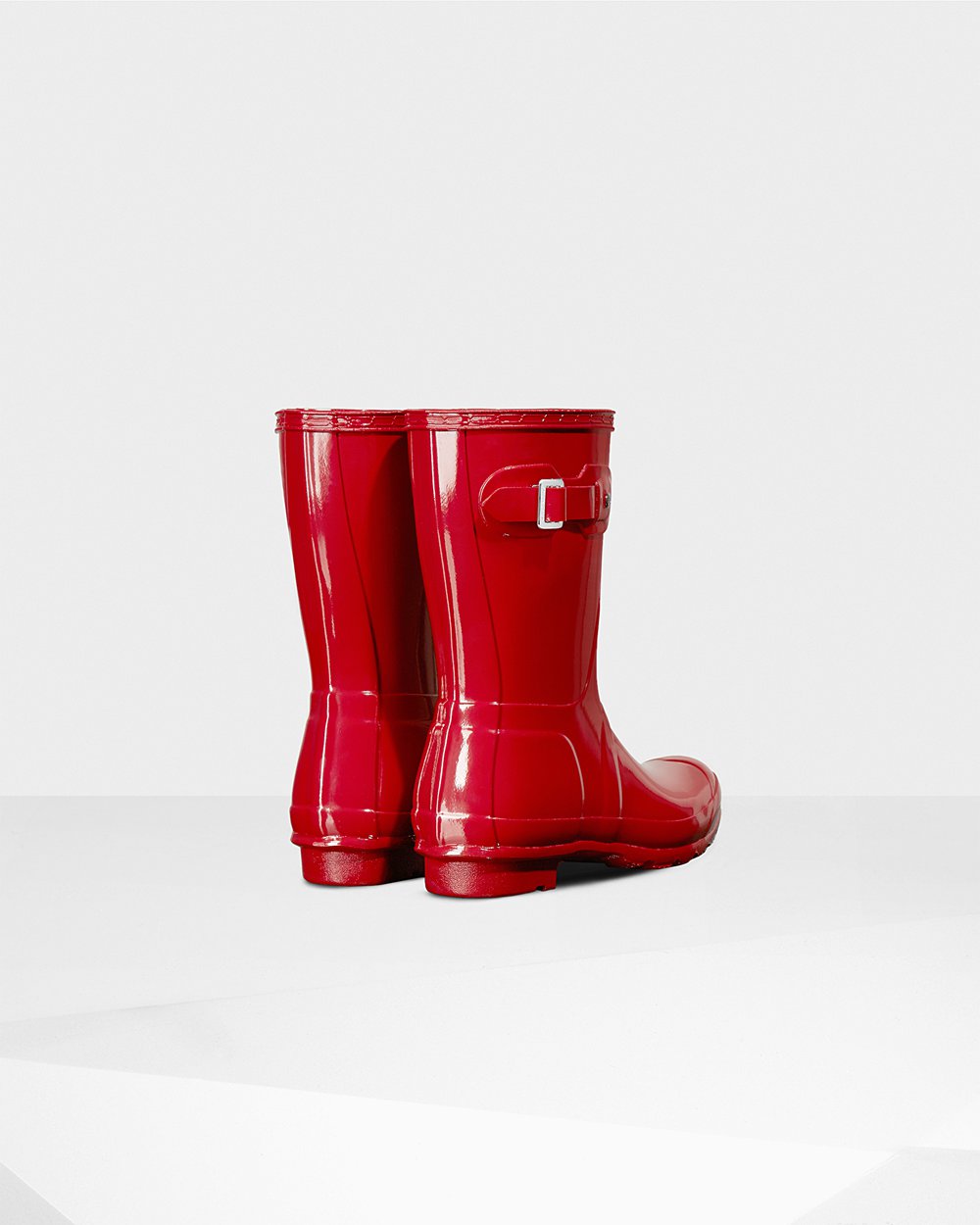 Botas De Cortas Original Gloss Hunter Mujer - Rojos - 620385FBK